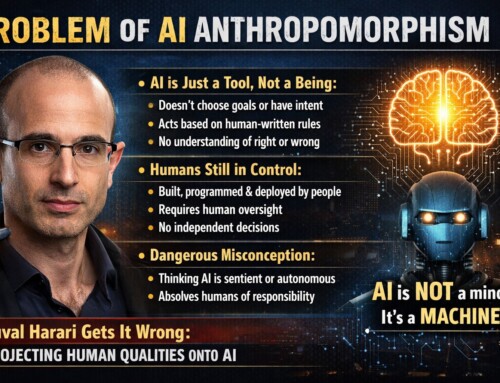 What Yuval Noah Harari gets wrong about the nature of AI