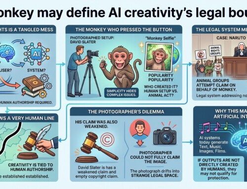 A monkey may define AI creativity’s legal bounds